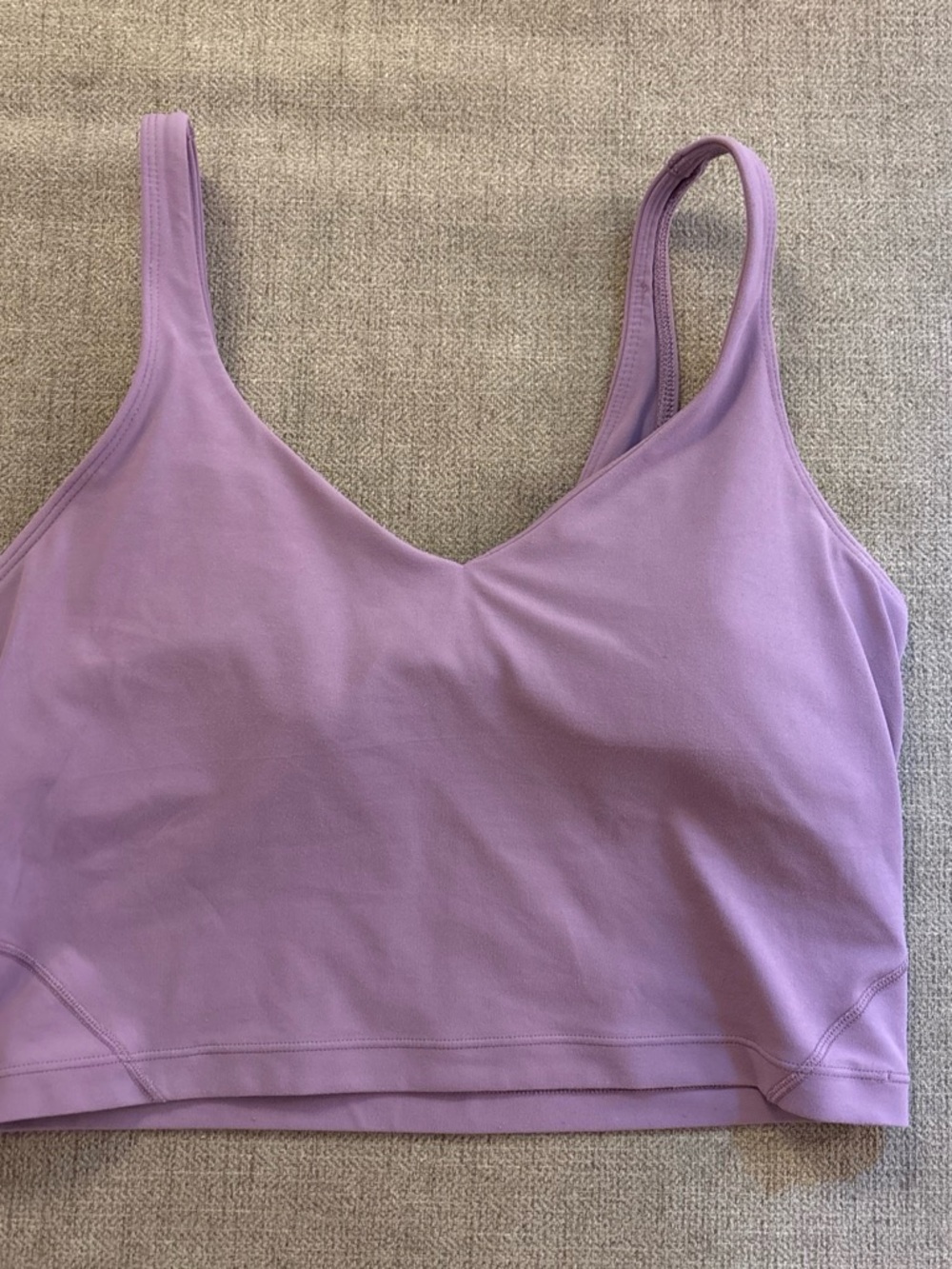 lululemon athletica purple V-Neck Crop Align Tank